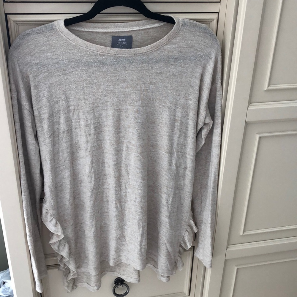 Aerie Ruffle Sweater